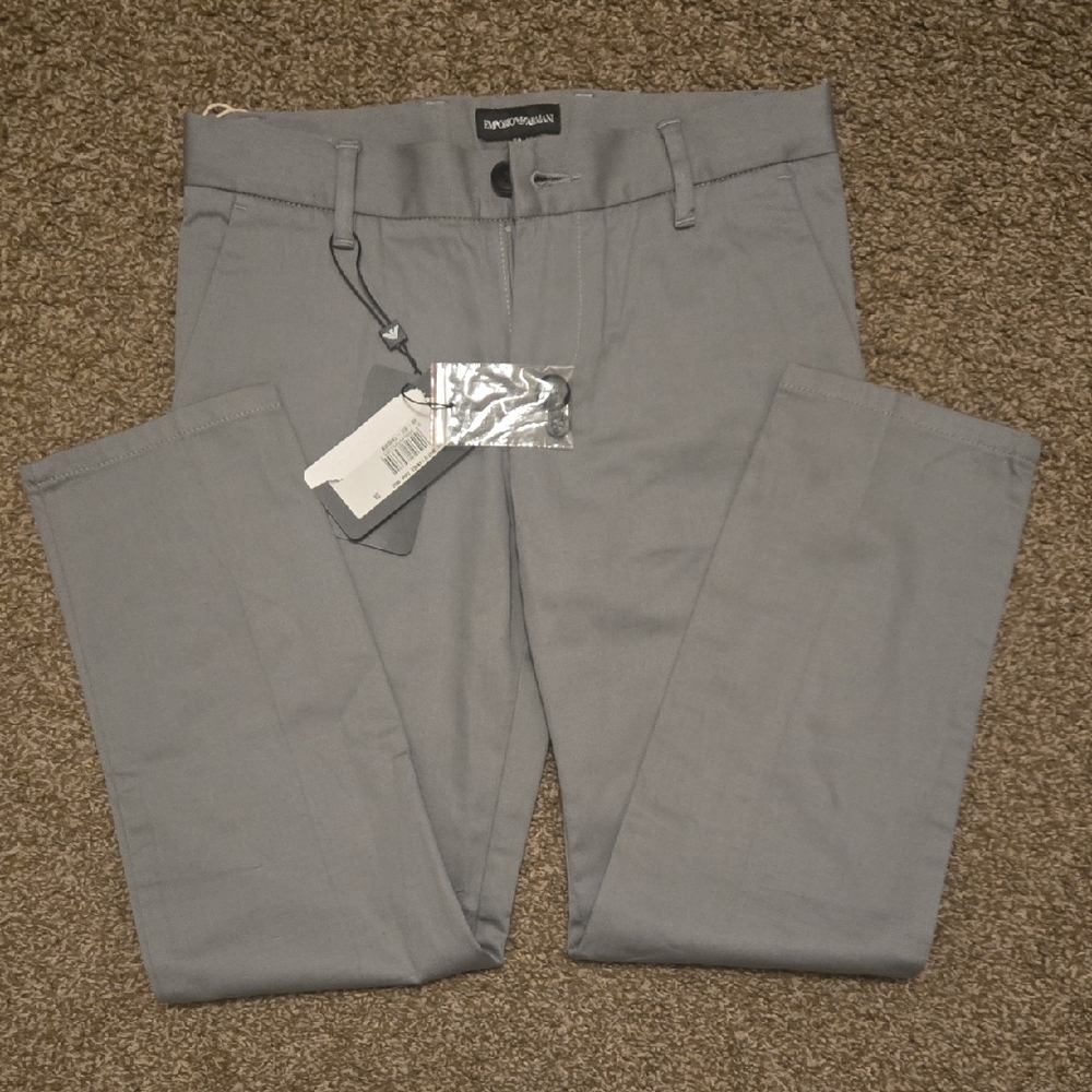 Emporio Armani Light Gray Chinos